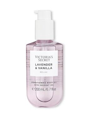 🌧️Victoria's Secret Lavender & Vanilla Body Oil - Light Purple